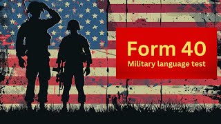 E•c•L t Test Sample 40 Military English Language Test [upl. by Zilevi]