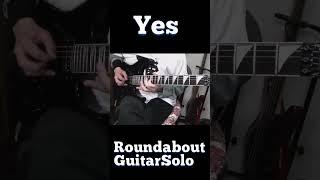 Yes  Roundabout Guitar Solo Cover shorts [upl. by Ashlee]