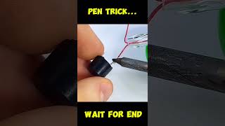 Pen Trick 😳😲 facts lifehacks experiment shorts [upl. by Suhploda706]