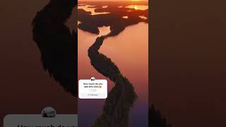 Punkaharju Ridge 😍 shortsvideo shorts viralshorts sunsetview [upl. by Fayre]