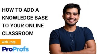 How to Add a Knowledge Base to Your Online Classroom [upl. by Llehsem]