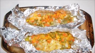 Recette n°5    Poisson en Papillote [upl. by Kamila526]