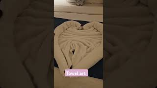 Towel art youtubeshorts music hotelstyle [upl. by Siuraj]