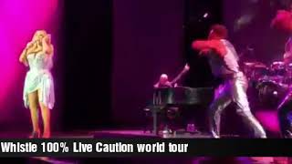 Mariah Carey  Caution world tour  Whistle live [upl. by Cleres]