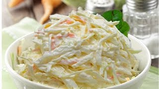 Coleslaw recipe  3 tips for worlds best slaw [upl. by Ecille58]