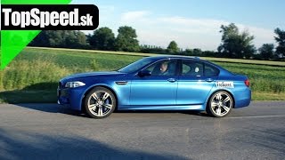 Test BMW M5 F10 TopSpeedsk [upl. by Valeria]