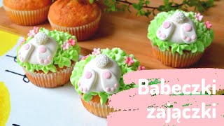 Wielkanocne babeczki ZAJÄ„CZKI  prosty przepis na babeczki na Wielkanoc đź§đź°đźŚ± [upl. by Apfel871]