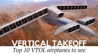 Top 10 VTOL Airplanes and Smartest Aviation Inventions in the World [upl. by Erehc]