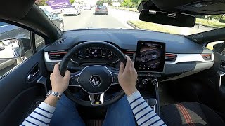 2022 Renault Captur ETech Hybrid 16 143 HP POV Test Ride 6 CARiNIK [upl. by Mikaela]