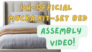 MOCKA BED ASSEMBLY  visual guide for the Quinn king single Similar for other models also [upl. by Ardnua]