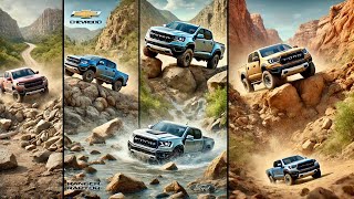 Toyota Tacoma vs Ford Ranger Raptor vs Chevy Colorado Ultimate OffRoad Truck Showdown [upl. by Hanikahs]