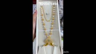 Beautiful Puligoru chains collection one gram gold if u want buy this products contact me 9390475494 [upl. by Rosenkranz]