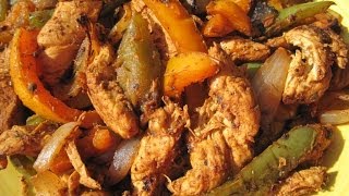 SPICY CHICKEN FAJITAS  How to make SPICY CHICKEN FAJITAS Recipe [upl. by Till]