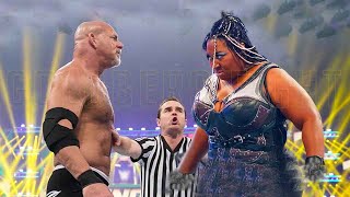 Goldberg vs Awesome Kong Match [upl. by Ruel]