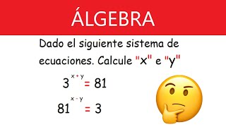 ¿Puedes Resolverlo Pregunta Nivel BECA 18  SISTEMA DE ECUACIONES  ÁLGEBRA [upl. by Delastre479]