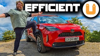 New 2024 Toyota Yaris Cross Review  Most Efficient Small Crossover [upl. by Gredel]