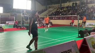 FINAL KEJURPROV Partai 1 BEREGU GANDA DEWASA  BOLANGDAFA Arafura vs ALVIANZiljian Mandala 🔥🏸 [upl. by Sternick68]