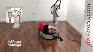 Vibration Plate Massages  How To Do Adductor Massages On A Vibration Plate [upl. by Knowles]