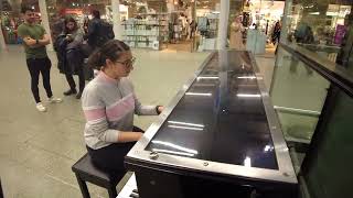 JawDropping Piano Mashup by Girl Leaves Onlookers Speechless [upl. by Eednus]