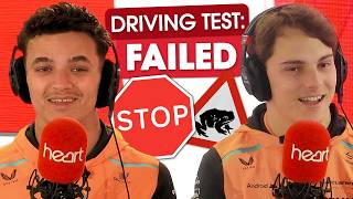 Lando Norris FAILS his driving test 😳 [upl. by Julie]