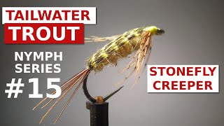 Stonefly Creeper Nymph  Trout Fly Tying [upl. by Youlton]