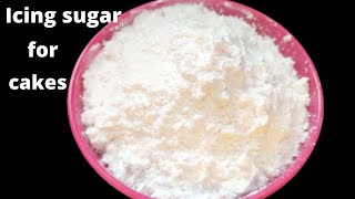 Icing sugarIcing sugar recipe in teluguHow to make icing sugarHome made icing sugarsugar icing [upl. by Yrffoeg]