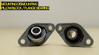 What is Flange Bearing or Pillow Block what inside dismounting and mounting bearing inside [upl. by Alderman]