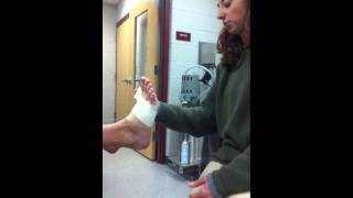 midfoot sprain tape [upl. by Lisetta]