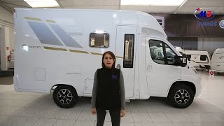 Autocaravana compacta Barata Mooveo T60 FB ¡Para 4 plazas  M3 Caravaning [upl. by Llohcin]