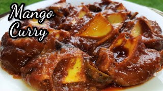 Mango Curry Sri Lankan style  Mango curry recipe [upl. by Aisemaj187]