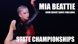 Mias Stunning Performance at Shine Bright Dance Challenge State Championships  JRD Dance Media [upl. by Airekahs96]