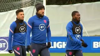 England Squad Train Ahead Of Nations League Match Against Denmark [upl. by Lertnahs454]