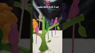 combo bird fork 3 set meesho review ❤️🧿 meesho viralvideo shortvideo [upl. by Lorain]