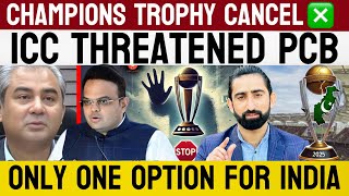 Big News Champions Trophy Cancel ❌  Only One Option For India  Mohsin Naqvi  Jay Shah [upl. by Chantal]