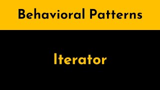 The Iterator Pattern Explained and Implemented in Java  Behavioral Design Patterns  Geekific [upl. by Gallenz]