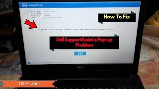 Dell SupportAssist is PopUp Problem Continuously when Boot up  How To Fix  Solved [upl. by Goldsmith]