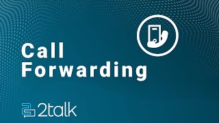 Answer calls anytime and anywhere with call forwarding from 2talk [upl. by Pendleton291]