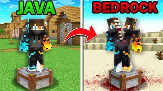 70 Minecraft Java Vs Bedrock Facts 😎 [upl. by Elehcim]