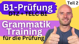 Welche Grammatikthemen sind wichtig für die Prüfung  TELC B1 GrammatikTraining  Teil 2 [upl. by Adnhoj845]