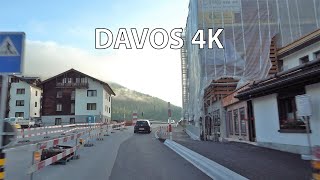 Billionaire Resort  Davos 4K  Morning Drive [upl. by Belayneh]