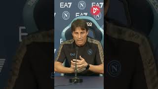 napoli  antonioconte PERDE LA PAZIENZA IN SALA STAMPA quotMEGLIO SE NON FACEVO QUESTA CONFERENZAquot [upl. by Tloc533]