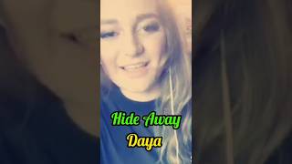 Daya  Hide Away shortsyoutube [upl. by Noli]