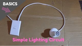 Basics Wiring a Lighting Circuit [upl. by Deva]