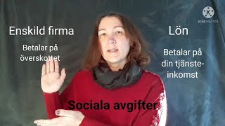 AVGIFTER SOCIALA SKYDDSNÄTET ARBETSGIVARAVGIFTER amp EGEN AVGIFTER VAD ÄR DET [upl. by Donahue]