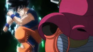 Dragon Ball Heroes Episode 54 Goku Ultra Instinct VS Majin Ozotto [upl. by Kerby]