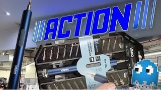 UNBOXING  TEST Tournevis de précision électrique VARO 1299€ chez Action haulaction bricolage [upl. by Leventis]