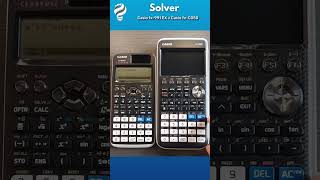 Casio fx991 EX ClassWiz v Casio fxCG50 PRIZM Equation Solver Speed Test foryou maths calculator [upl. by Ekyt]