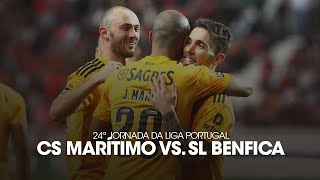 ResumoHighlights CS Marítimo 03 SL Benfica [upl. by Jen]