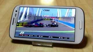 docomo Galaxy SⅢ SC06DでSlingPlayer Mobileを試してみた。 [upl. by Buttaro]