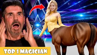 Sacred Riana Magician Shocking Magic Stuns The Judges with Amazing Magic Tricks Americas Got Talent [upl. by Mat648]